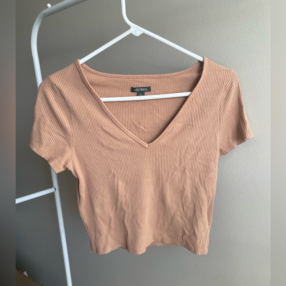 Women’s V-Neck Crop Top - Picture 1 of 3